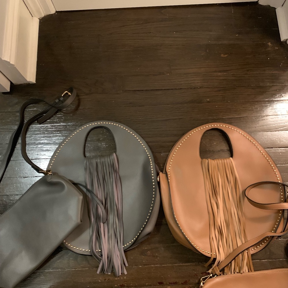 Two side body handbags